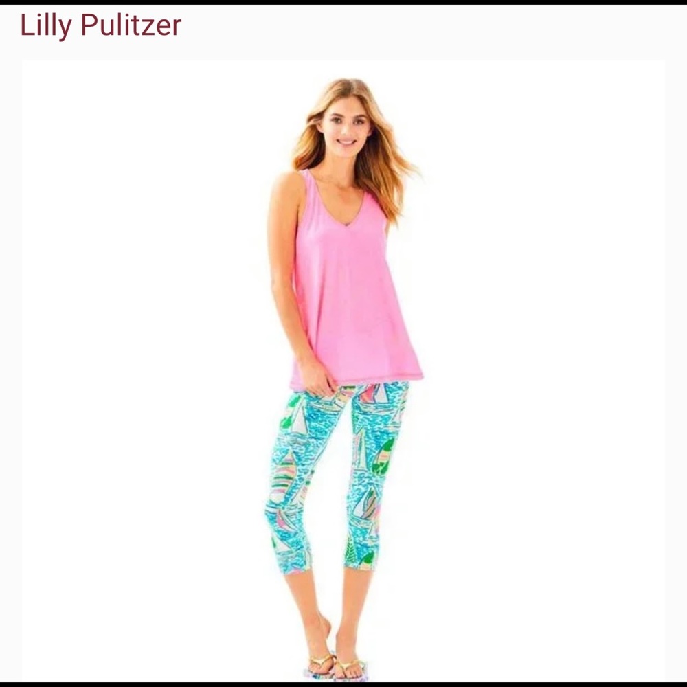 Lilly Pulitzer weekender cropped leggings gottaa regatta luxetic